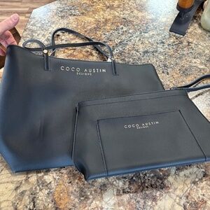 Coco Austin Designs purse and handbag with wristlet handle